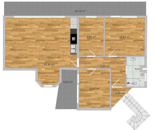 Saniertes 4,5-Zimmer-Reiheneckhaus in ruhiger Hinterhauslage in der Altstadt – Foto 26
