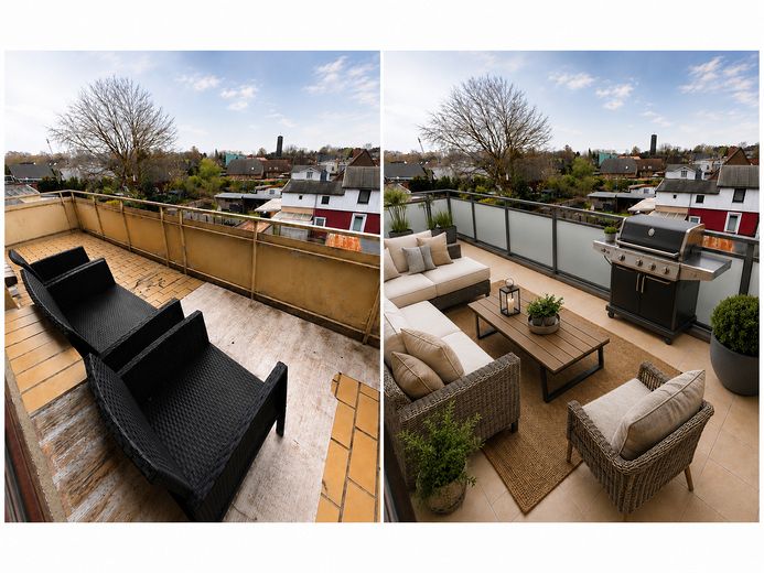 MAISONETTEWOHNUNG MIT GROSSEM BALKON – Balkon