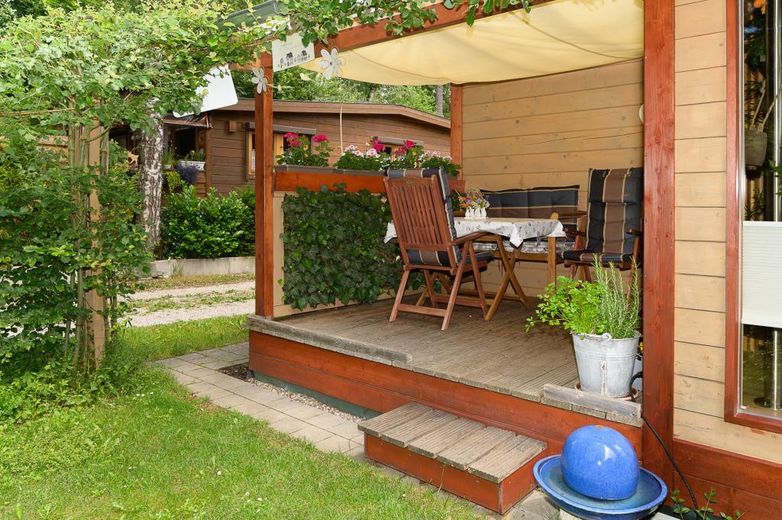 Mobilhome - Holzbohlenhaus 91qm Wohnfläche auf einer Ebene – Foto 3