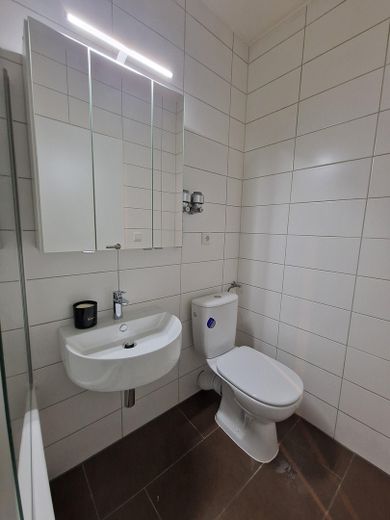 NEU renvoierte 1 Zi-Whg mit Balkon voll möbliert in Passau zentral – Badezimmer