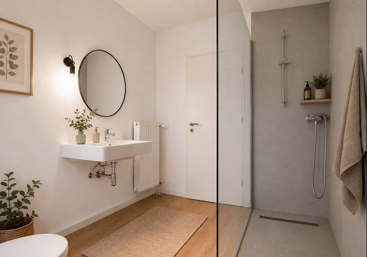 Zentral, hell und gut angebunden – attraktive 3-Zimmer-Wohnung- provisionsfrei – Duschbad