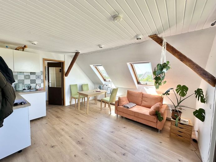 CITYHOUSE: Top-Rendite! Dachgeschosseinheit mit 3 Apartments einer Dachterrasse und Balkon! – Wohnbereich