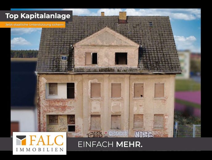Provisionsfrei! MFH mit 308 m² für 79.500 EUR - 3 WE + DG-Ausbau + KfW-Potenzial – MFH mit 308 m²