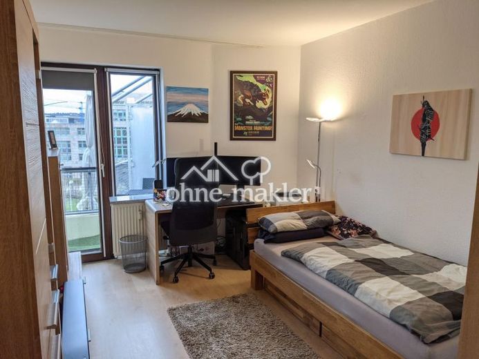 Provisionsfrei: Gepflegte möblierte 1-Zimmerwohnung mit Westbalkon - Uninähe – Fotoğraf 1