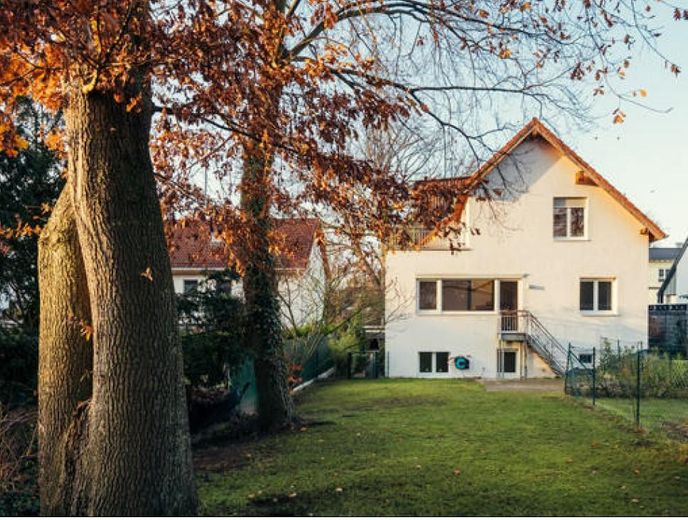 Garten, Blick aufs Haus