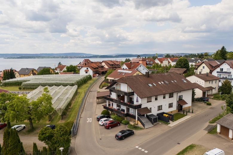 Haus aus der Vogelperspektive