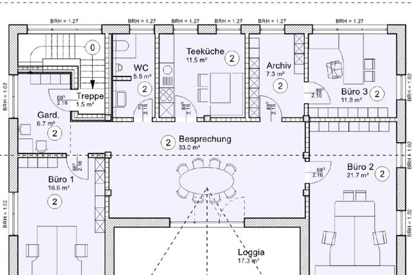Wynajęty lokal biurowy na piętrze w Griesstätt – ok. 114 m² z 8 miejscami parkingowymi