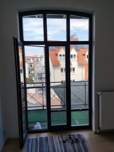 Schafzimmer mit Balkon