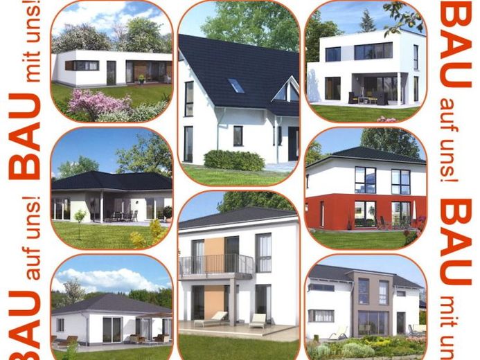 BAU auf uns! Bau mit uns! Vom ROHBAUHAUS plus Fertigstellungspakete oder als schlüsselfertiges Haus auf Deinem Grundstück! – Foto 1