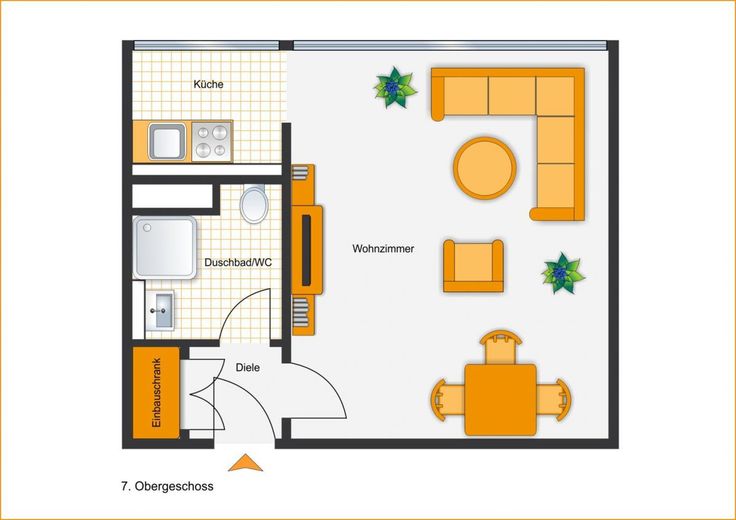 Grundriss Apartment