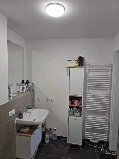 Luxuriöse Neubauwohnung  28 m2 Nürnberg – Badezimmer von innen