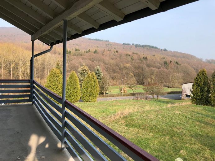 Café-Bistro,Restaurant im Naturpark Kellerwald 34630 Gilserberg – Ausblick vom Balkon
