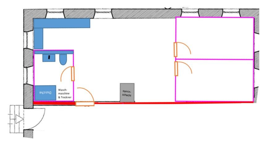 Helle Altbau-Stadtvilla 3-Zimmer-Erdgeschosswohnung inkl. moderner Einbauküche, Stadtzentrum – Foto 12