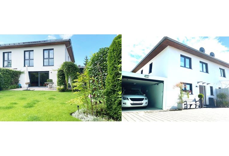 Moderne A+ DHH mit Gartenoase, Solar + Garage + Top-Anbindung – Foto 1