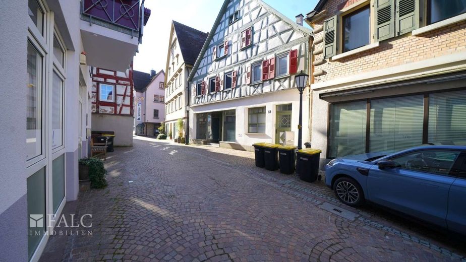 Wohnen und Gewerbe mitten in der City - FALC Immobilien Heilbronn – Hübsche Außenansicht