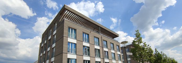 2 Zimmer Wohnung Nr. 122 im Hubland mit EOF Förderung Stufe 2/3 – Außenansicht