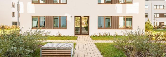 Exklusive 3-Zimmer-Neubauwohnung in Basdorf: Großer Balkon & Fußbodenheizung (S1 WE 61) – Beispielbild Stadtvilla