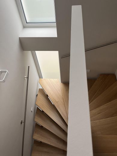 Прекрасный частный дом, полностью отреставрированный, Майнц-Драйс – Treppe