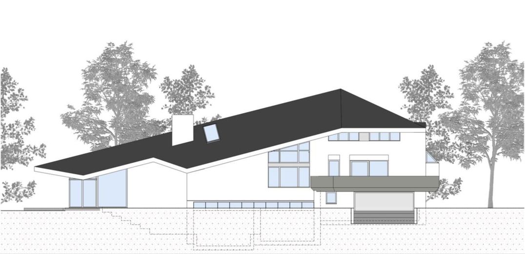 Renoviert & provisionsfrei: Lichtdurchflutete, moderne Villa auf Traumgrundstück – Ansicht Süden