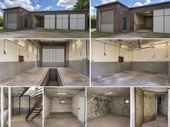 Gewerbe-/Werkstatthalle mit Arbeitsgrube, Doppelgarage und Lager – Foto 1