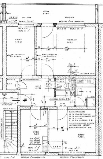 sunny apartment with a wide view – Grundriß der Wohnung