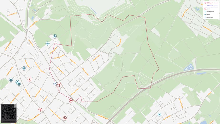 Einfamilienhaus in gehobener Lage auf 1008 m² – Site plan (micro)