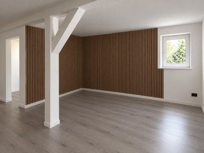 3-pokojowe mieszkanie w oficynie, ciche, w centrum, z 2 tarasami – Wohnzimmer neu
