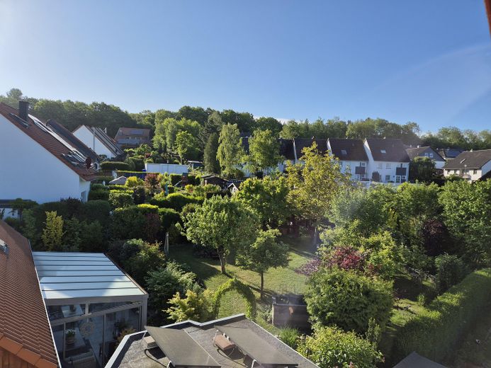 Blick vom Balkon