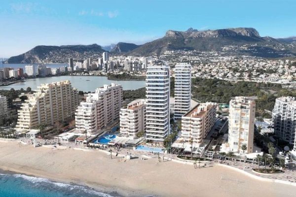 Apartments sowie Duplex-Penthäuser in erster Meereslinie am Strand La Fossa in Calpe