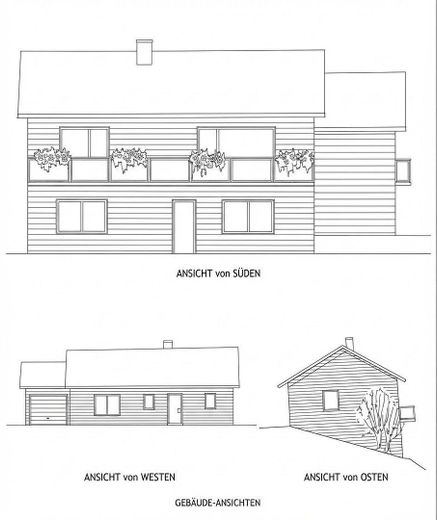 Casa unifamiliare ben tenuta con grande potenziale e terreno edificabile aggiuntivo a 54570 Neroth – Ansicht Haus