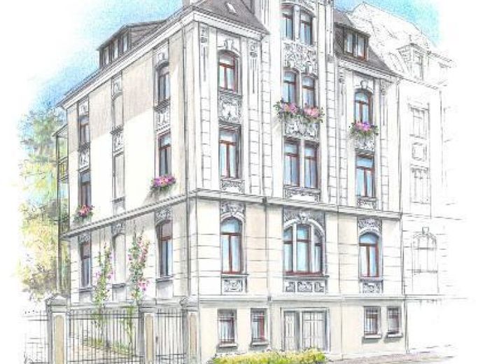 Liebknechtstr. 50, Wohnung 2 ~~~ Maisonette, Einbauküche, Balkon, Bad mit Wanne, Gäste-WC, Abstellraum im Treppenhaus – Foto 1