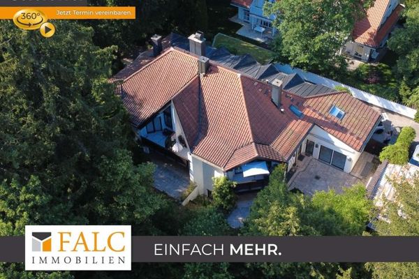 Trabajar y vivir en Harlaching – extraordinaria maisonette con jardín y áreas de oficina separables