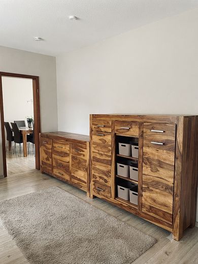 Attraktive 3-Zimmer-Wohnung in Ruhiger Parklage – Mannheim-Käfertal – Wohnzimmer
