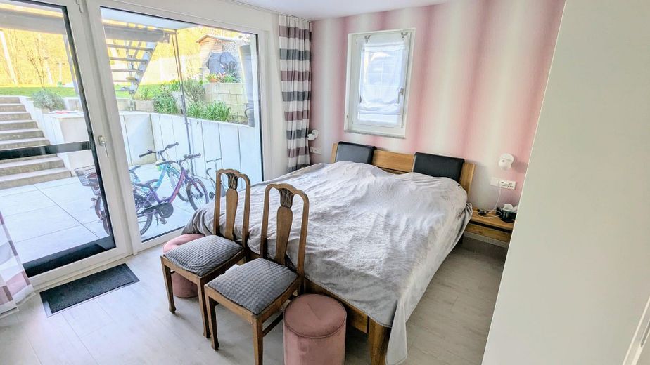 Zimmer 3 mit Terrassenzugang