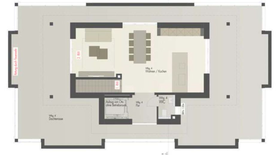 Penthouse mit 360° Panorama Dachterrasse – फोटो 14