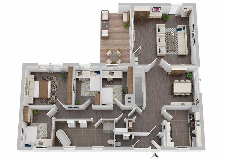 Erdgeschoss Grundriss