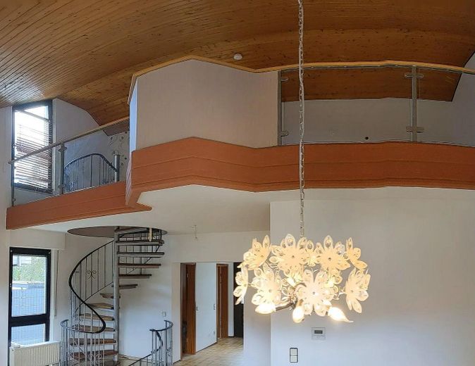 Wohnzimmer Blick auf Galerie