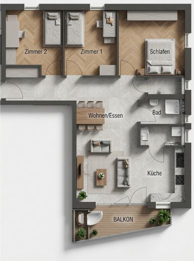 Wohnung in Kehl/Bodersweier - 4 Zimmer, Balkon, EBK, Stellplatz – Foto 13
