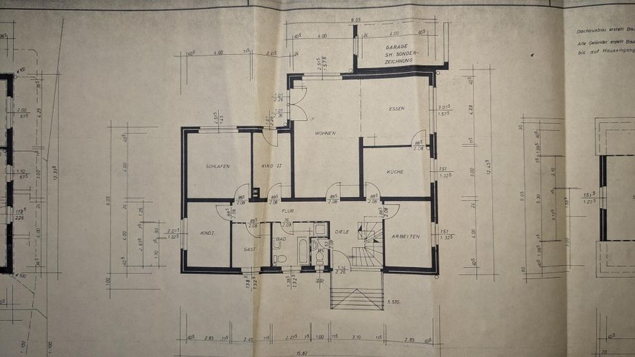 Freistehendes EFH mit Einliegerwohnung, Doppelgarage & großem Grundstück – EG_Grundriss