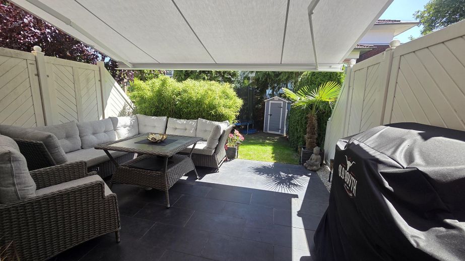 Modern rijtjeshoekhuis in Barsbüttel (hoofdkern)  met parkeerplaats in ondergrondse garage | – Terrasse