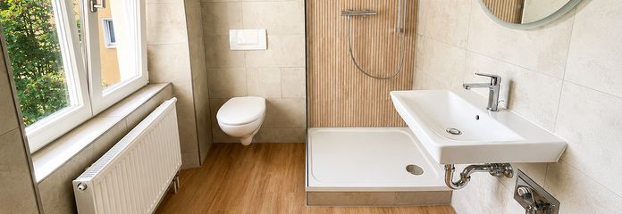 2-Zimmer-Wohnung in bester Altstadtlage – Erstbezug nach kompletter Modernisierung – Badezimmer