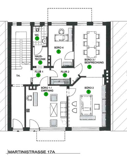 Emplacement représentatif : 90 m² rénovés dans un emplacement absolument privilégié d’Osnabrück-Weststadt/Wüste ! – Grundriss