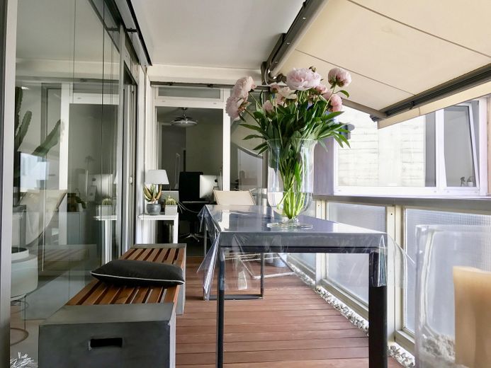 Schöne Wohnung in Innenstadtlage – Balkon 