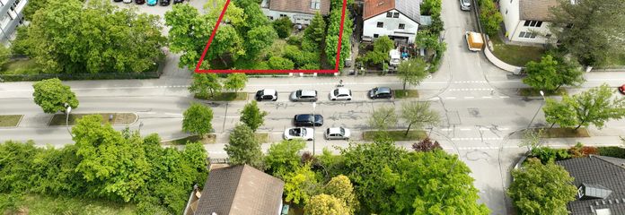 München-Waldperlach: Grundstück mit Altbestand – Grundstück mit 477 m²