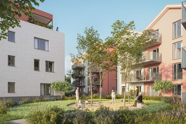 Leben im Grünen: Neubauwohnung im Schnellermühlen Quartier direkt an der Pfinz
