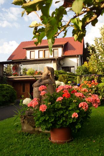 Einfamilienhaus mit großem Garten in Heldburg – Garten