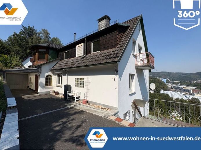 VR IMMO: |ANGEBOTSVERFAHREN| Ein- bis Zweifamilienhaus in attraktiver Hanglage von Werdohl. – Foto 1