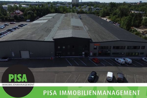 Vielseitige Gewerbehalle ca. 2.000 m² mit Büroteil, Starkstrom & Stellplätzen an der Alten Messe