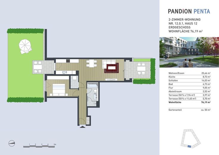 Exklusive Gartenwohnung in München Obermenzingen – Foto 10