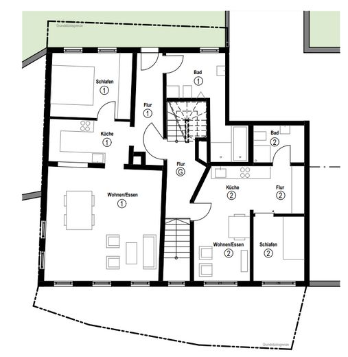 Appartement ancien de 2 pièces entièrement rénové à Stuttgart-Plieningen – Photo 13